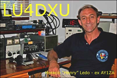 Henry's trots, het radio station van LU4DXU