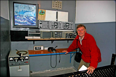 Het voormalige radio-amateurstation van de Antarcticabasis Almirante Brown